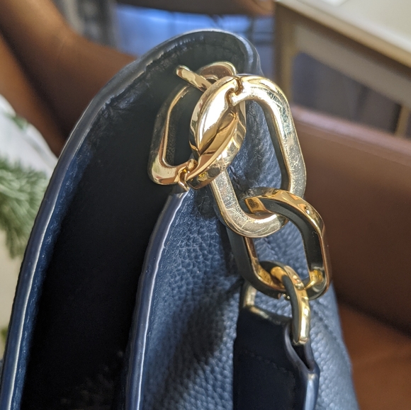 Tory Burch Slouchy Leather Tote (Large) - Picture 5 of 7